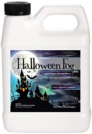 Halloween Fog Juice - 1 Quart of Organic Fog Fluid - Medium Density, High Output, Long Lasting Fog Machine Fluid Made in USA