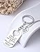 Dad Gifts from Daughter, Father Daughter Keychain Jewelry Daddys Girl Necklace Set, There's This Girl Who Stole My Heart She Calls Me Daddy Wonderful Gift for Christmas Gift