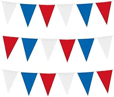 Amazon Com Red Star 10m 20 Colour Bunting Flags Pennants Party