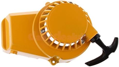 shuihou ALUMINUM PULL STARTER START 47CC 49CC POCKET SUPER DIRT BIKE V(yellow)