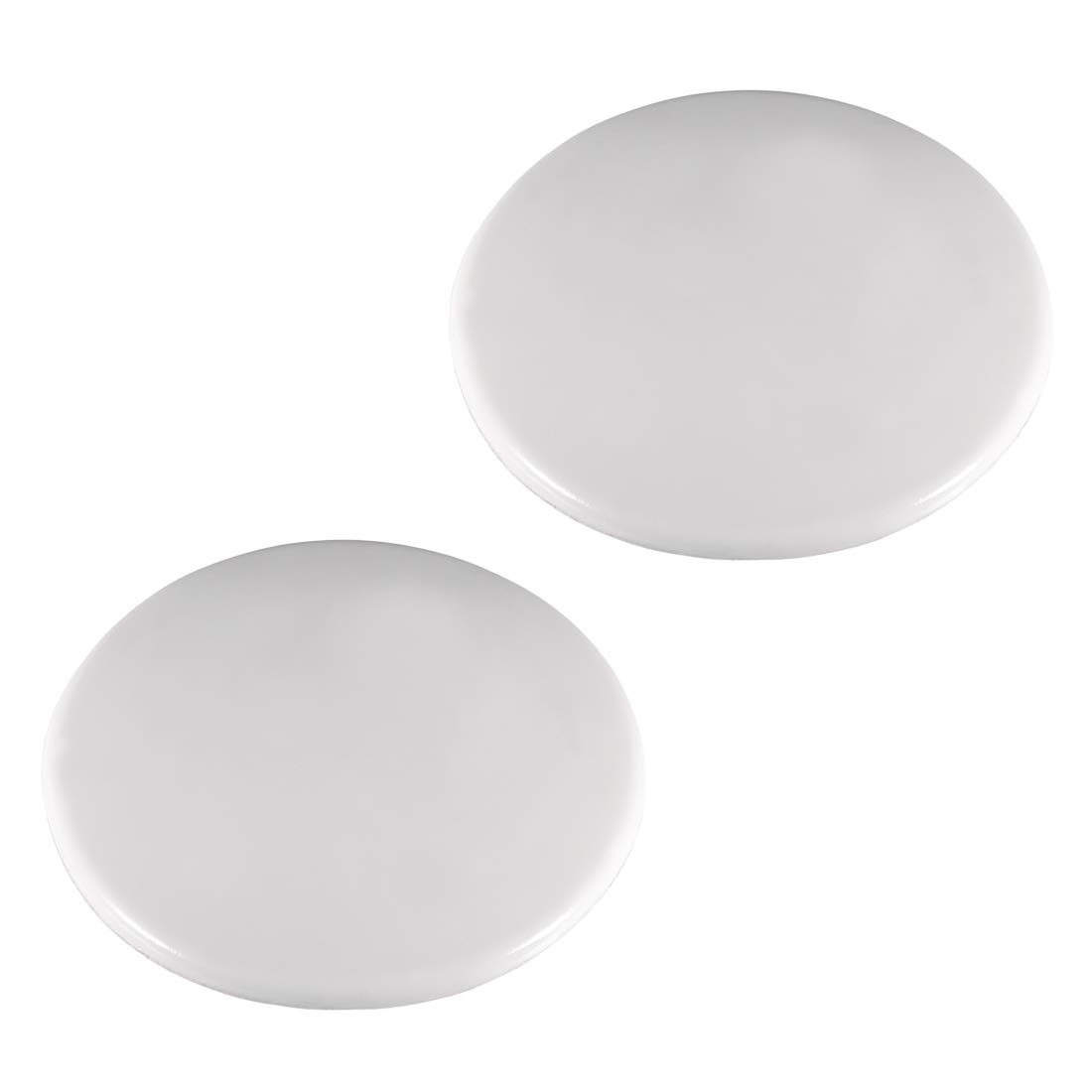 sourcing map 80mm Wall Protectors Self Adhesive Door Handle Bumper Guard Stopper Silicone Stop White 2pcs