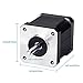 Stepper Motor Nema 17, 3 PCS Nema 17 Stepper Motor Bipolar 2.0A 59N.cm Holding Torque 4-Lead 1.8 Deg 42 Motor for 3D Printer Hobby CNC Router XYZ by Beauty Star