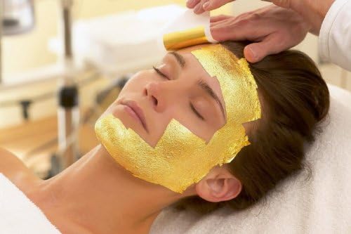 24 K Facial Mask Gold Leaf for Spa. Thailand 100% Real Glod 200 Pcs.