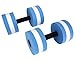 Leegoal TM 1 Pair Water Aerobic Exercise Foam Dumbbells Pool Resistance, Water Fitness Exercises Equipment for Weight Loss,Blue