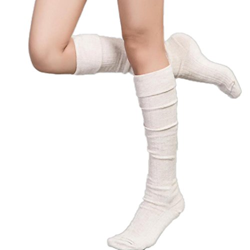 Funny365 Womens Opaque Knee High Socks White Desertcart Tunisia