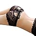 Botrong Free Size Women Sexy Lace Briefs Panties Thongs G-String Lingerie Underwear (Black)