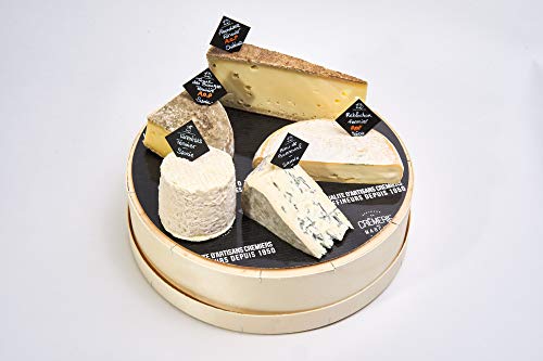 Boîte-plateau fromage La Savoyarde 8/10 personnes, assortiment de fromages savoyards pour 8/10 personnes, produits affinés par nos soins dans nos caves à Annecy en Haute-Savoie