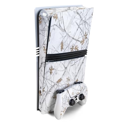 Glossy Glitter Gaming Skin Compatible with Sony PlayStation 5 PS5 Pro Bundle -…