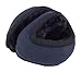 Knolee Unisex Classic Fleece Earmuffs Foldable Ear Muffs Winter Accessory Outdoor EarMuffs (One size, Navy blue)
