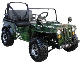 125cc Chrome Jeep GoKart