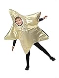 Gold Christmas Star Kids Costume