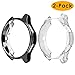 EZCO 2-Pack Case Compatible with Samsung Galaxy Watch 42mm, Soft TPU Plated Case Protector Bumper Shell for Galaxy Smart Watch 42mm SM-R800