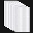 8 Sheets Foam Dots Squares, Adhesive 3D Foam Squares, 2 Sizes, Scrapbook | Double-Sided Adhesive, Pop-Up Lift Effect, Card Ma