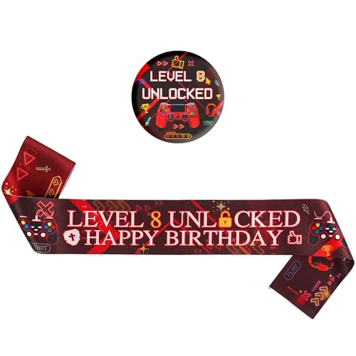 8th Birthday Decorations Red