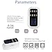 HIATAPO [LCD Display] 8-Port USB Fast Charger Power Adapter, Desktop Charging Station, Quick Charge with Smart IC Auto Detect Tech Compatible iPhone X /8/7, iPad and Android, Other Mobile Phone
