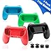 Rocketek Joy Con Grip for Nintendo Switch Controller -4 Packs, N-Switch Controller Grip with 4 Thumb Grip Caps (2 Normal+2 Extra Height) for Nintendo Switch Games |Nintendo Switch Accessories