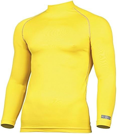 yellow long sleeve base layer