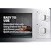 Tower-QT1T-Manual-Control-Microwave-Oven-with-Dual-Wave-Technology-35-Minute-Timer-Defrost-Function-600-W-14-Litre-White Tower QT1T Manual Control Microwave Oven with Dual Wave Technology, 35 Minute Timer, Defrost Function, 600 W, 14 Litre, White