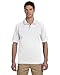 ECOnscious Men's 100% Organic Cotton Pique Polo (White, Medium)