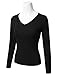 DRESSIS Women's V Neck Cable Knit Long Sleeve Sweater S-3XL (15 Colors)