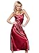 DKaren Women's Satin Long Nightdress Lingerie
