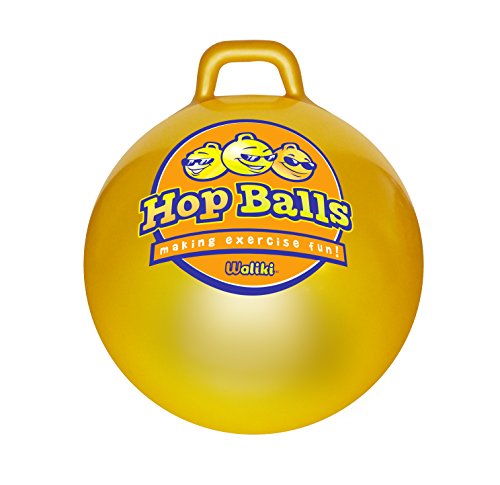 WALIKI Toys Hopper Ball for Kids Ages 3-6, No Pump (Hippity Hop Ball, Hopping Ball, Bouncy Ball with Handles, Sit & Bounce, Kangaroo Bouncer, Jumping Ball, 18 Inches)