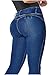 Laty Rose 2016 Jeans Colombianos Levanta Cola Blue Denim Butt Lifter Jeans  Intense Blue 9