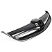 Evan Fischer Grille Assembly Compatible With 2004-2005 Honda Civic Painted Black Plastic Sedan