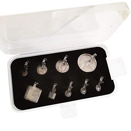 YICBOR 9pcs/set Clarity Clear Couching Decorative Foot Threads Yarns FEET Quilting Embroidery Free Motion Echo Presser Foot for Low Shank Sewing Machines