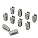 Finnhomy Sturdy 50 Pack Non-Slip Shirt and Dress Clothes Hangers Heavy Duty Slim-Line Velvet Hanger Gray with 10 Free Finger Clips