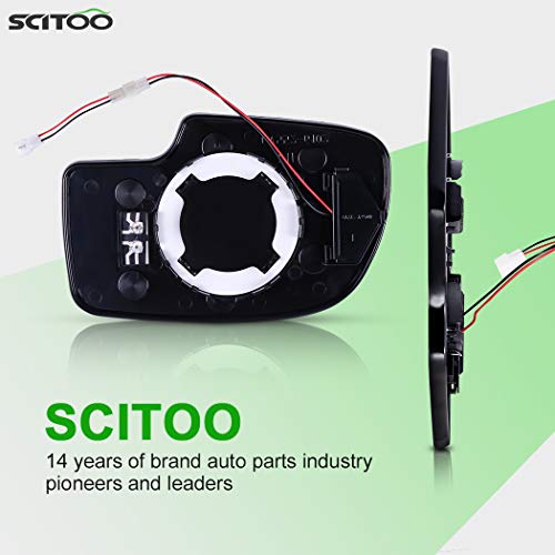 image for SCITOO Compatible fit for Exterior Mirror Replacement Glasses Driver L