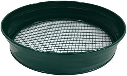 WE19450-Tamis De Jardin En Métal 6-7-12mm. Pour Sol En Pierre. Maille