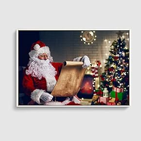 SIGNFORD Framed Canvas Home Artwork Decoration Merry Christmas...