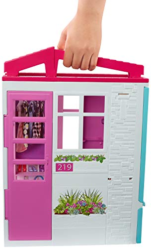 6 Barbie+Doll+House+Playset+Multicolor