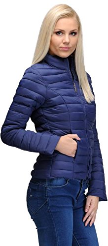 mizago women's long sleeves blended quilted jackets