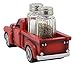 Ebros Classic Old Fashioned Red Pickup Truck Figurine Holder For Glass Salt And Pepper Shakers Kitchen Decor Statue (S&P Shakers)