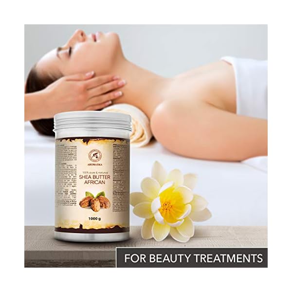 Unrefined-Shea-Butter-1000g-Cold-Pressed-Africa-Ghana-100-Pure-Natural-Shea-Butter-Body-Butter-Unrefined-Raw-Intensive-Care-for-the-Face-Body-Hair Unrefined Shea Butter 1000g - Cold Pressed - Africa - Ghana - 100% Pure & Natural Shea Butter Body Butter - Unrefined…