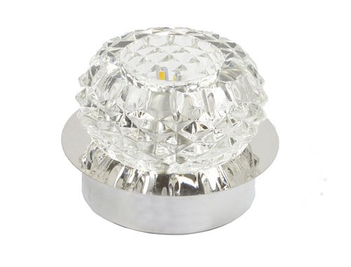 LUMINTURS 5w LED Crystal Ceiling Surface Mounted Light Fixture Modern Decor Lamp Pure White - Thumbnail 5