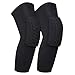 AMOSTING Protective Knee Pads, 2 Packs Anti-slip Basketball Knee Pads Elbow Guard Compression Leg Sleeve,Black-M