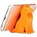 Plinrise Super Cute Phone Holder, Mini Cat Shaped Silica Gel Cellphone Stand, Animal Phone Mount for All Cellphone Free Your Hands (Orange)