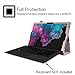 Fintie Case for Surface Pro 7 / Pro 6 - Premium Vegan Leather Slim Fit Folio Cover with Stylus Holder, Compatible with Microsoft Surface Pro 5 / Pro 4 / Pro 3 and Type Cover Keyboard (Rose Gold)