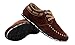 King Ma Men's British Style Suede Slip On Flat Casual Driving Moccasin Loafer
