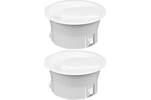 Homoyoyo 2Pcs Plastic Water Jug Lids Practical Replacement Pitcher Covers for Household Beverage Jugs 2.99X2.99X1.57in