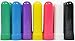 Essential Oil Inhaler Tubes with Wicks - 21 Complete Sets - 3 Sets of 7 Gorgeous Colors - Easy to Identify - Comes with Cotton Wicks