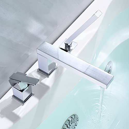 Wathels Contemporary Widespread Bathtub Faucet Solid Brass Roman Tub