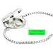 JAOYU Essential Oil Diffuser Bracelets for Women Aromatherapy Bracelet Stainless Steel Bangle Floating Charm Locket - 8 Perfume Refill Pads