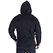 Heavyweight 1.8 lb Full-Zip Sherpa Lined Fleece Hoodies for Men Plus Sizes S - 5XL Men's Solid Jackets (XXL, Black)