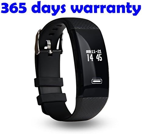 SEFREE Smart Bracelet Fitness Tracker Wristband with Heart Rate touch screen IP67 waterproof for ios and android smart phone( Synchronous Display SMS,facebook,twitter,whatsapp,skype message)