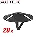 PartsSquare 20pcs Nylon Bumper Fastener Rivet Clips Fender Liner Fastener Push Pin Type Clips Retainer Clamps Hood, Fender, Fascia, Door Trim Panel, Body Shield