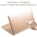 Gold Matte Case Cover with Keyboard Cover Compatible MacBook Air 13 (A1466,A1369), IC ICLOVER Ultra Slim Light Weight Rubberized Hard Plastic Protective Case Keyboard Cover Free Shock Water Scratch